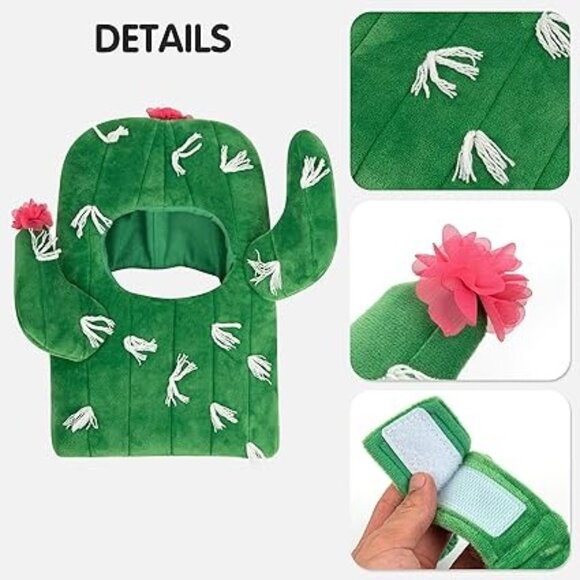Cyeollo Large Dog Costume Cute Cactus Dog Cosplay Funny Costumes Halloween - Picture 5 of 6